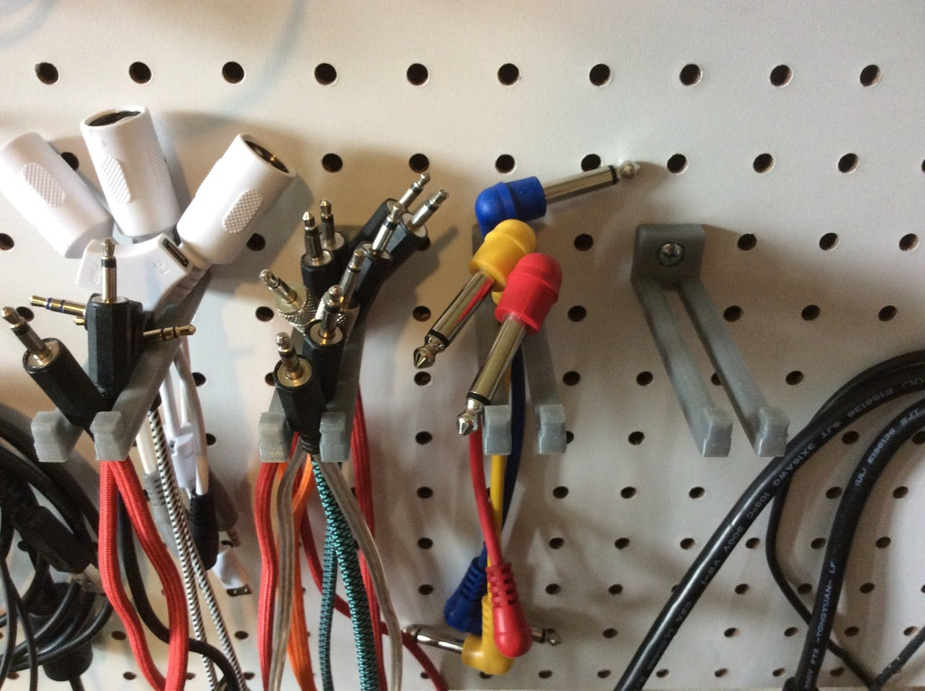 Pegboard 3.5mm Cable Holder
