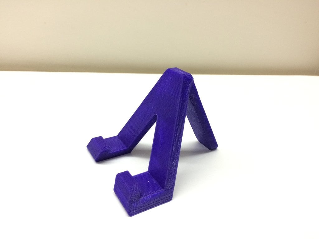 Simple phone and tablet stand
