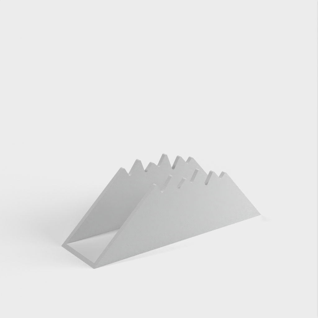 Napkin holder shaped like Mount Fuji