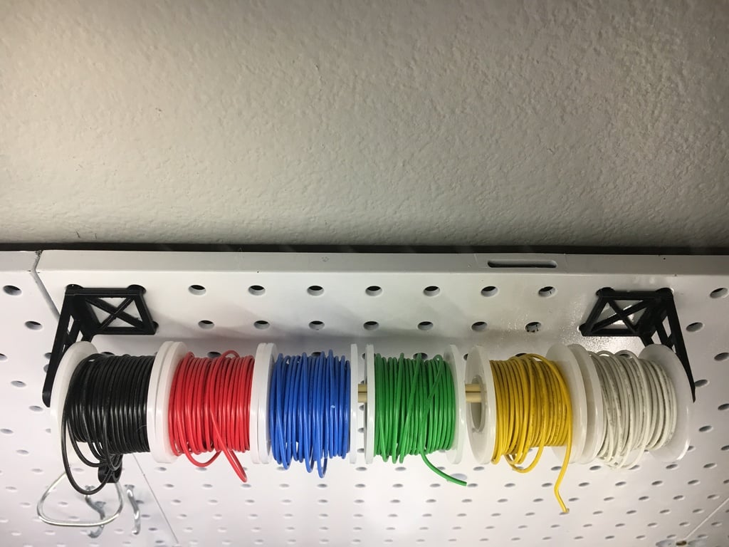 Peg Board Wire Holder