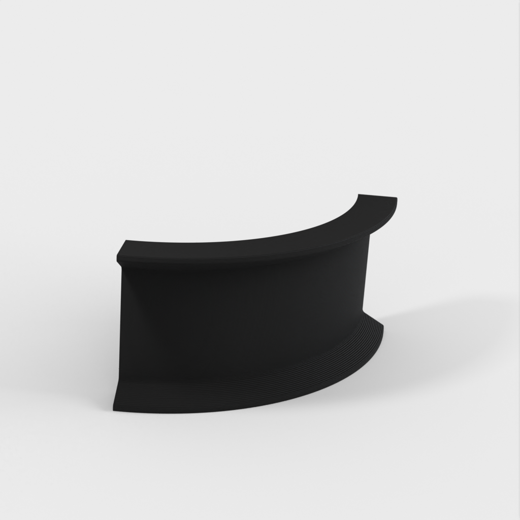 Headphone holder for Sony Noise-reducing Headphones for mounting on Ikea Bekant Screen for Desk