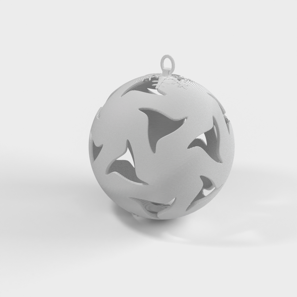 Christmas Baubles - P2036 by Greendrop3D