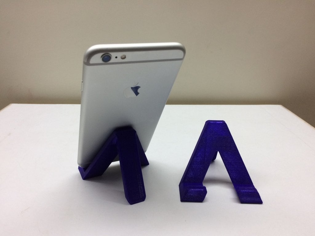 Simple phone and tablet stand