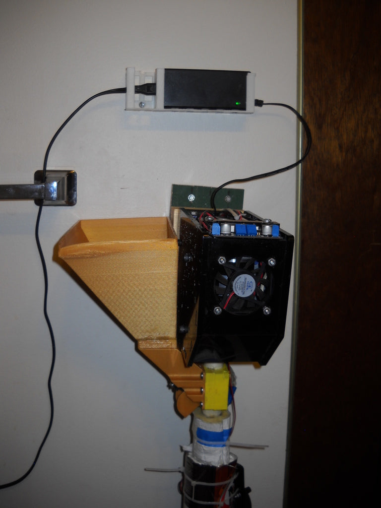 Filastruder Power Supply Wall Mount with Cable Holder