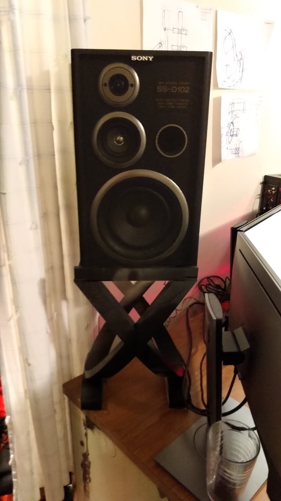 Desktop Speaker Stands with Storage