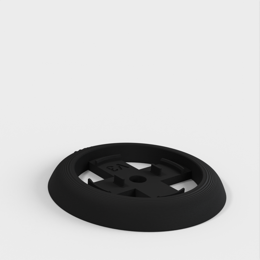 Round wall mounting for Ikea Tradfri remote control