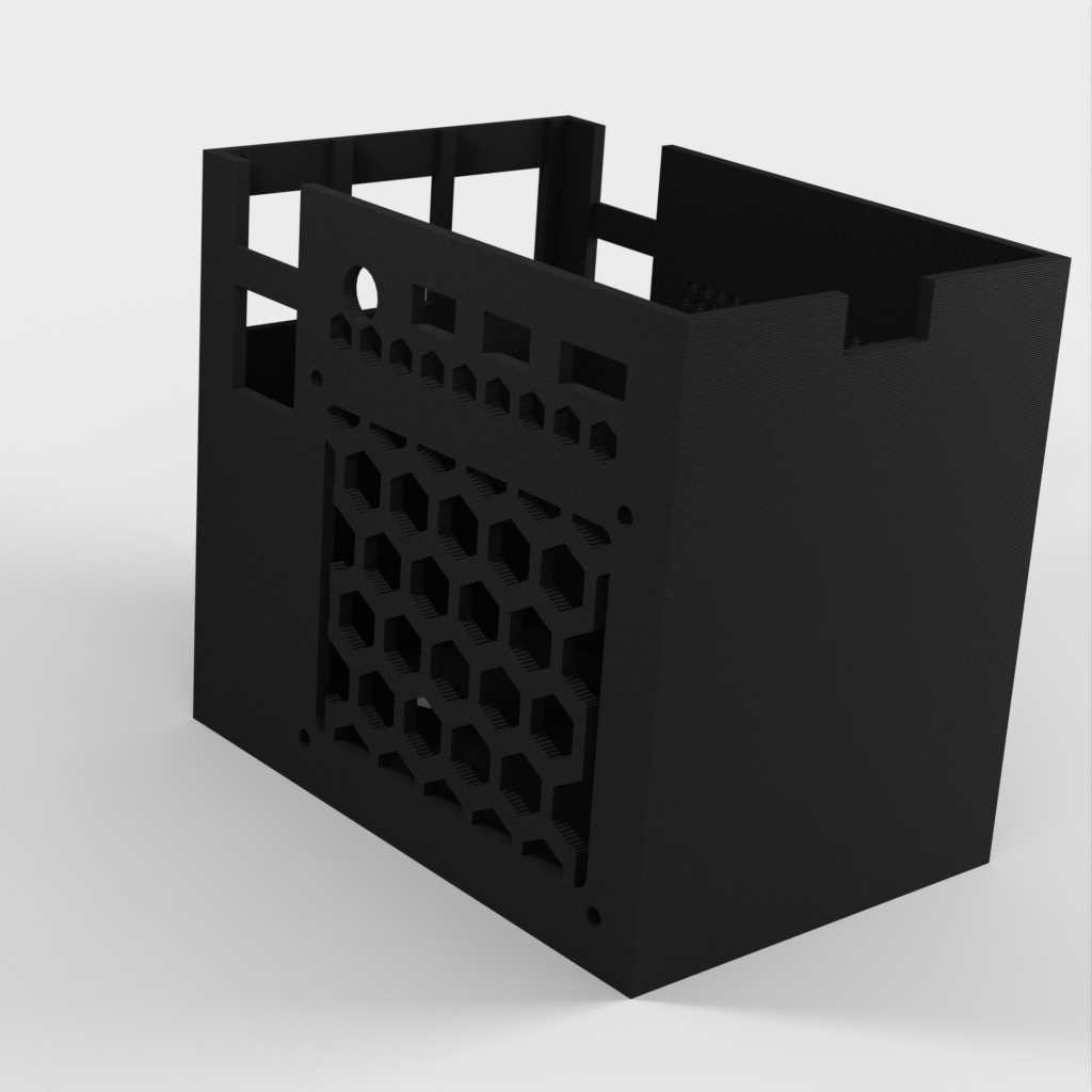 Minimalist Case for Raspberry Pi 4 (fits Ice Tower cooler)
