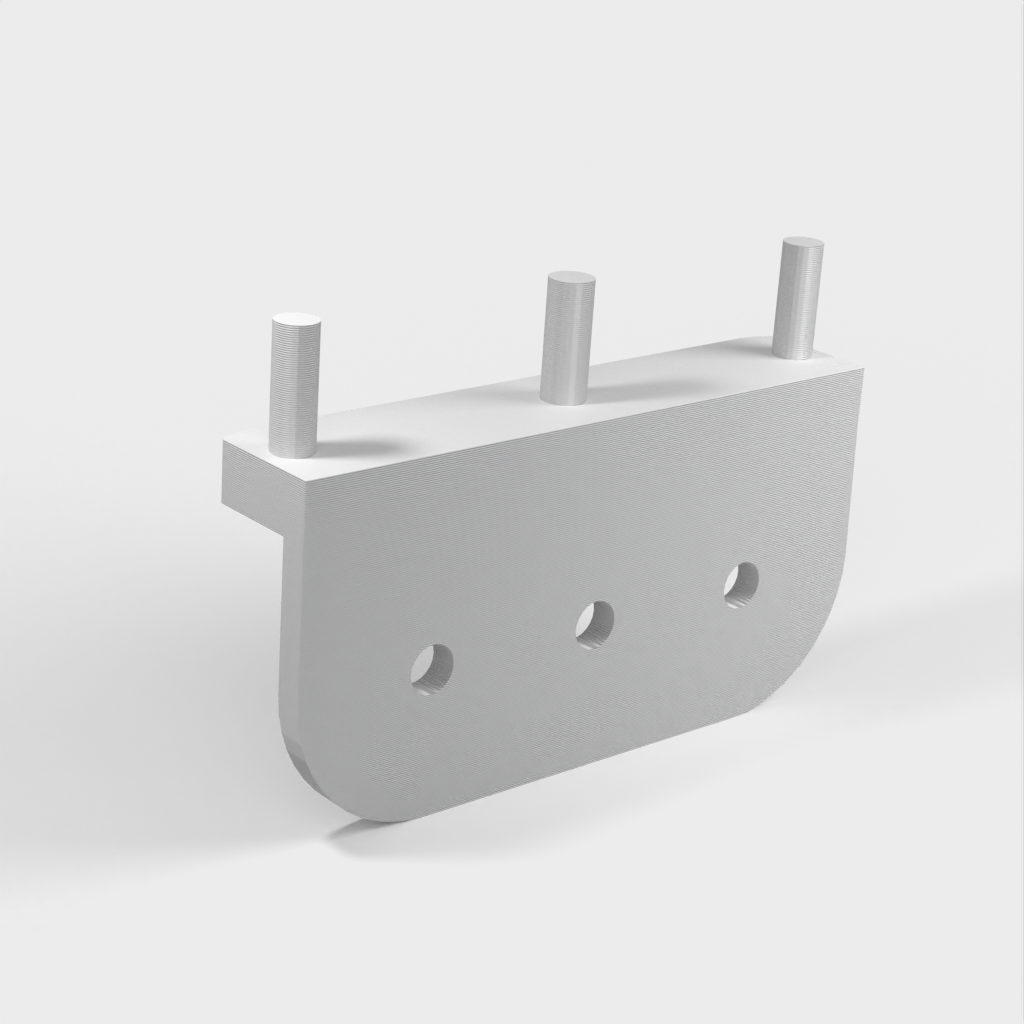 Strong wall bracket for Ikea EKET