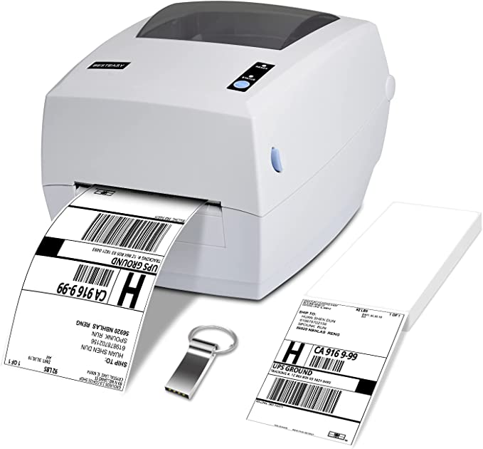 Space-saving Stand for Thermal Label Printer