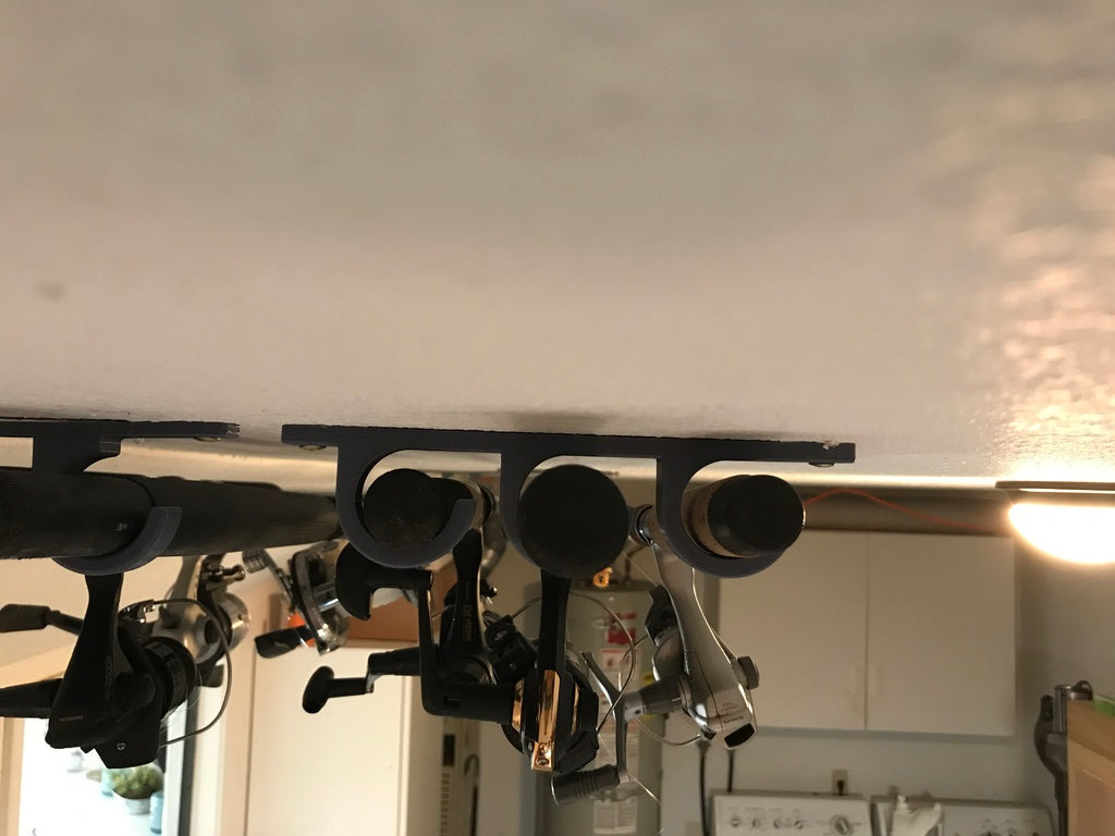 3 Fiskestang Vægbeslag