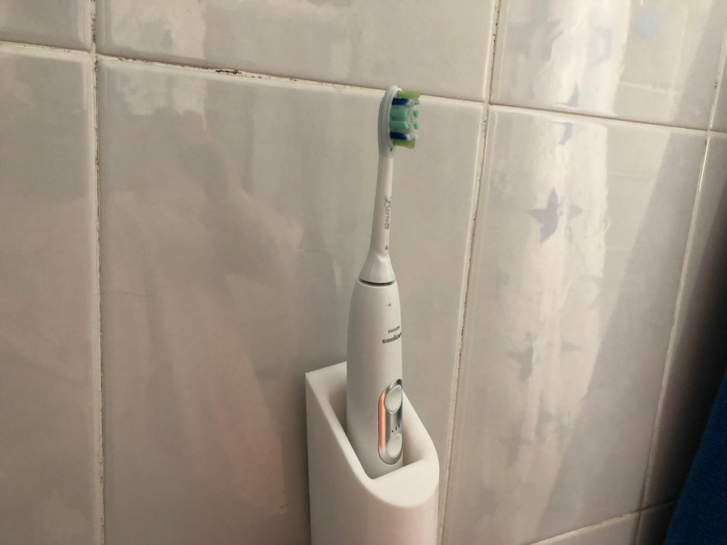 Wall-mounted Philips Sonicare Toothbrush Holder with Charger