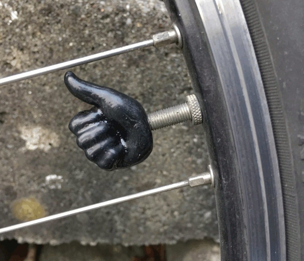 Thumb Up Bicycle Valve Cap - Presta