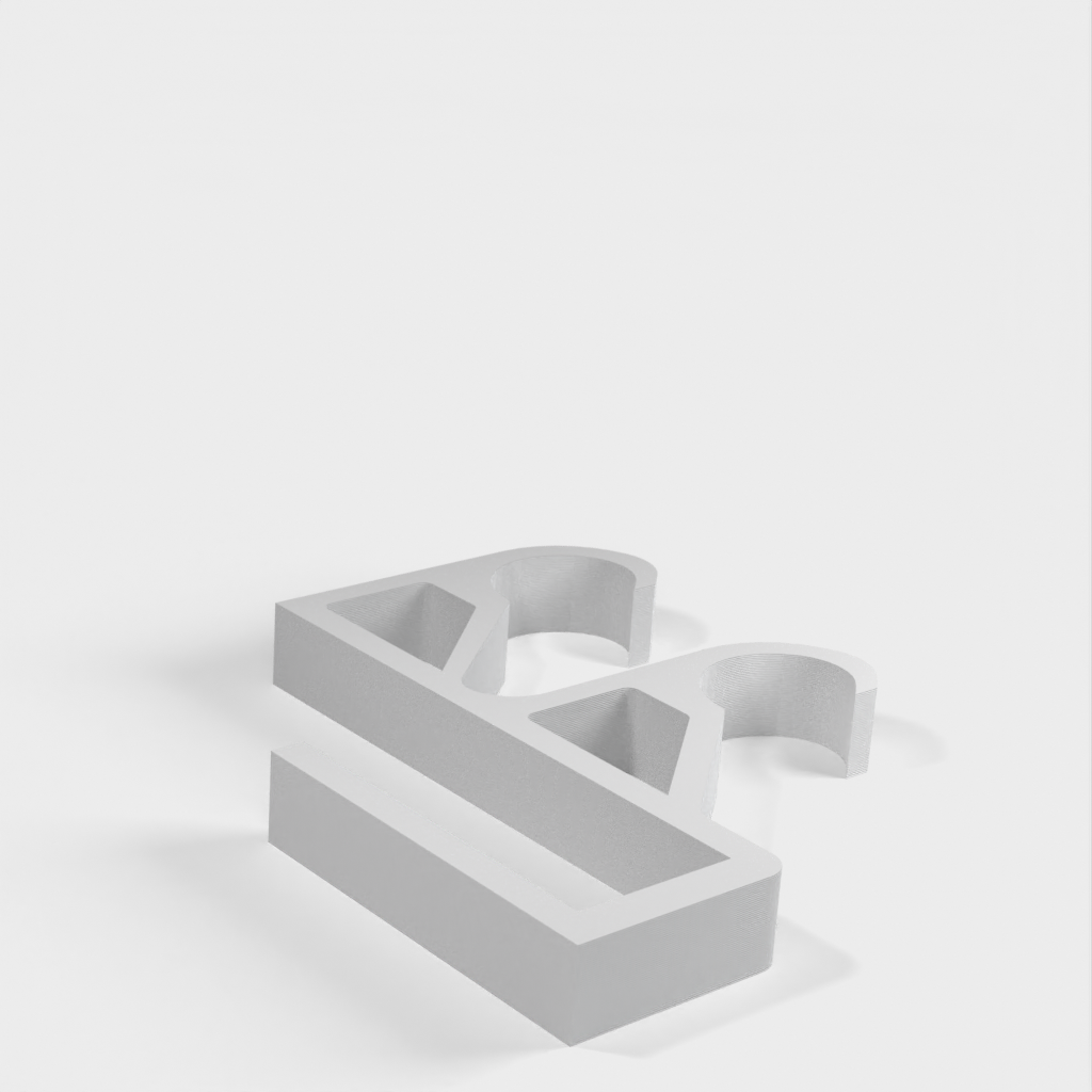 Fishing rod holder for boat with the option of drilling and threading