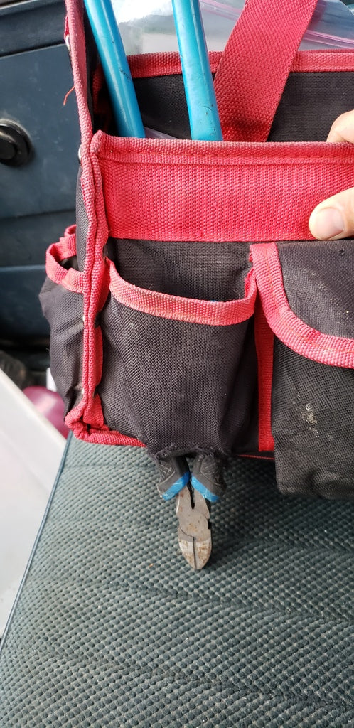 Tool pouch insert for organising tools