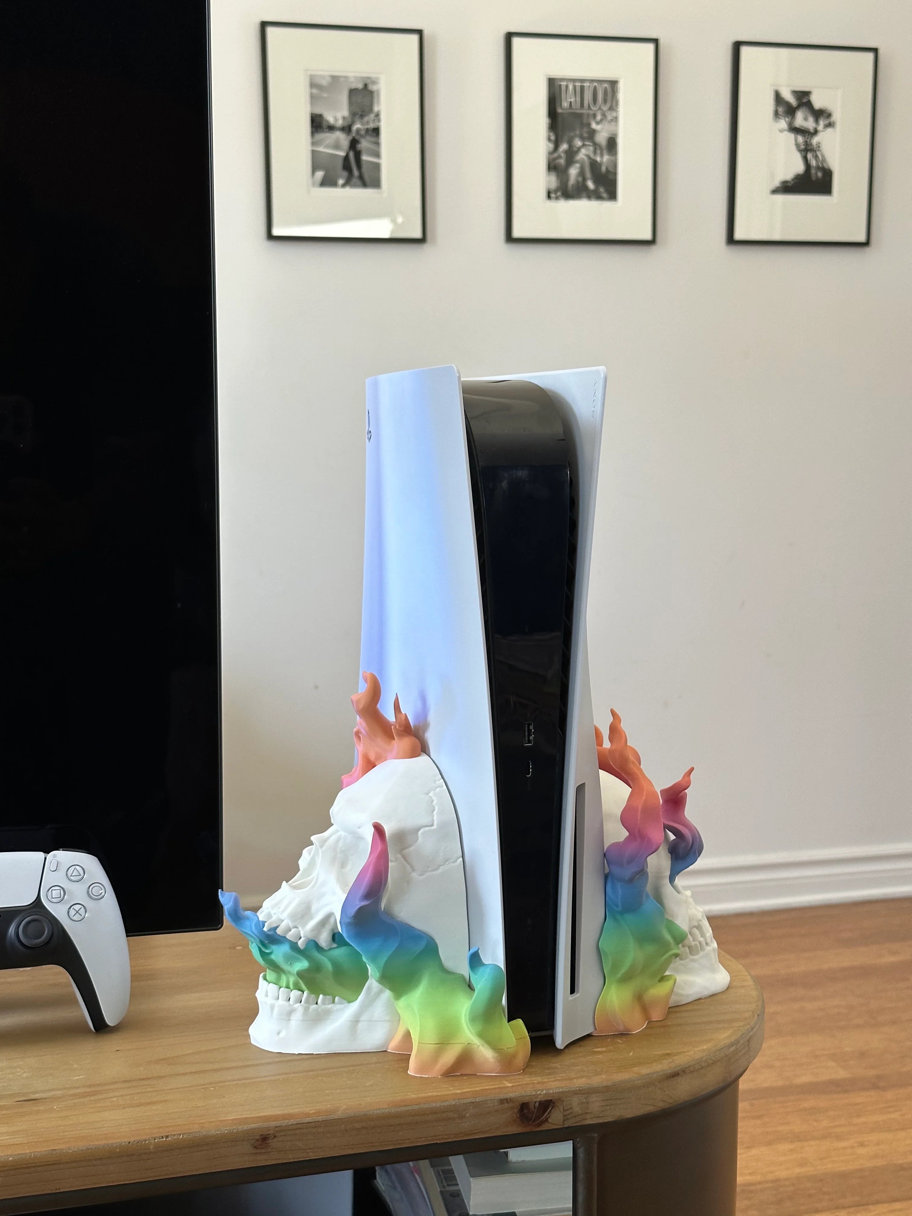 Unique Skull Stand for PlayStation 5 Disc Edition