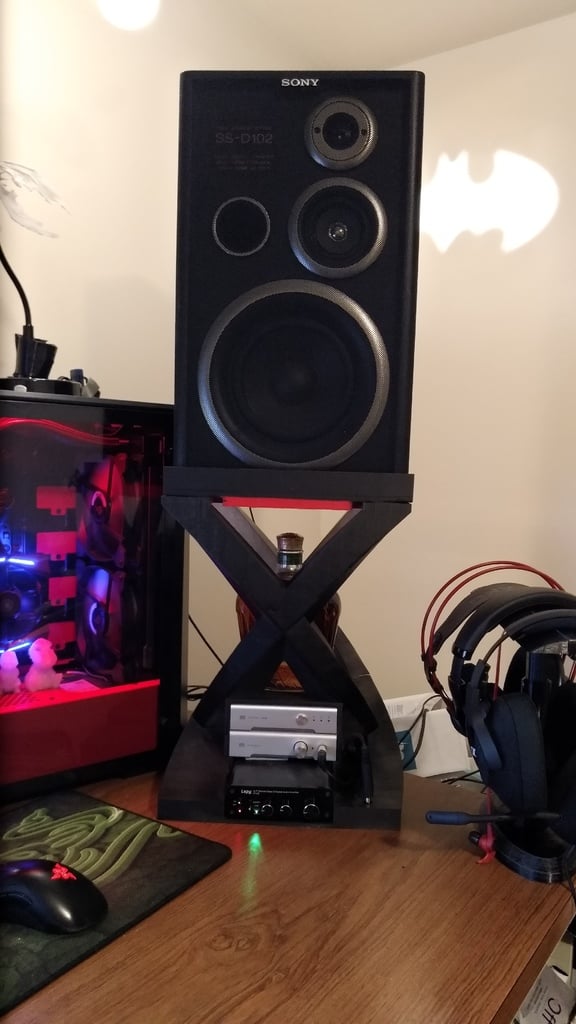 Desktop Speaker Stands with Storage