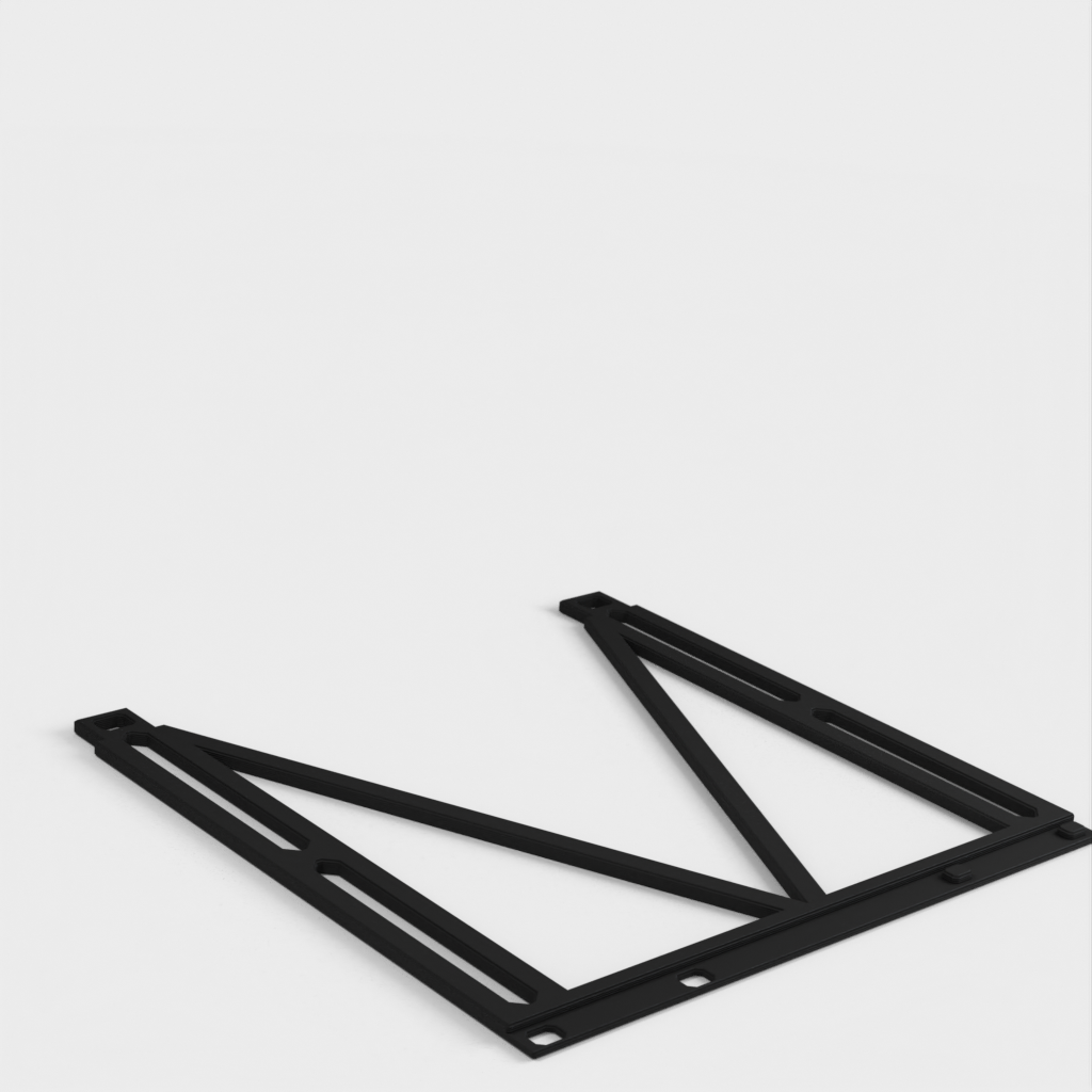 Low Profile Tablet Holder V2.0 - Adjustable and Foldable Holder for Tablets up to 11 inches