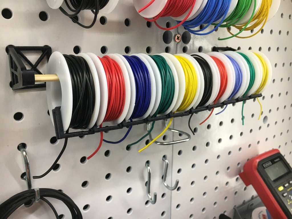 Peg Board Wire Holder