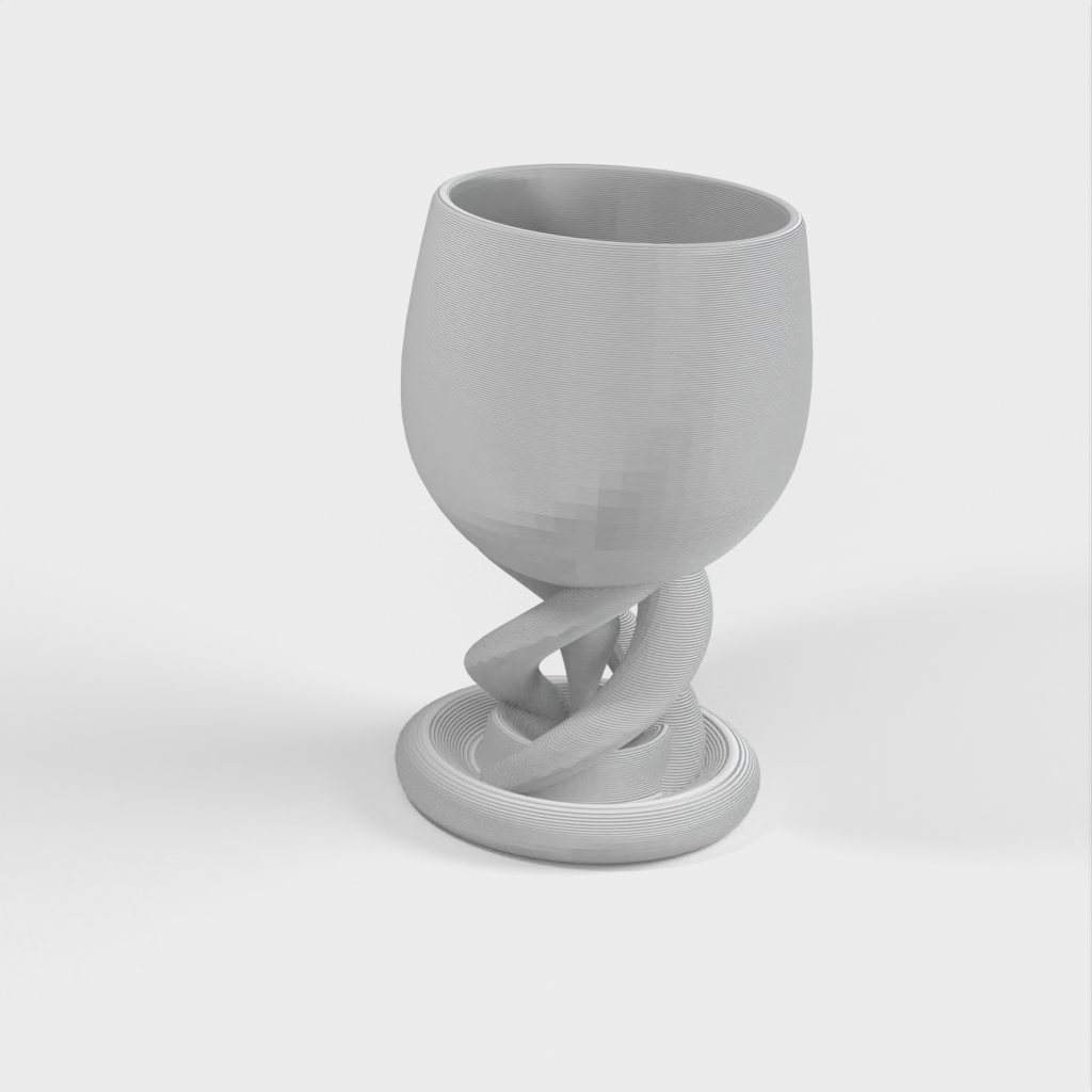 Artistic and functional egg cup &quot;Storm in an eggshell&quot;