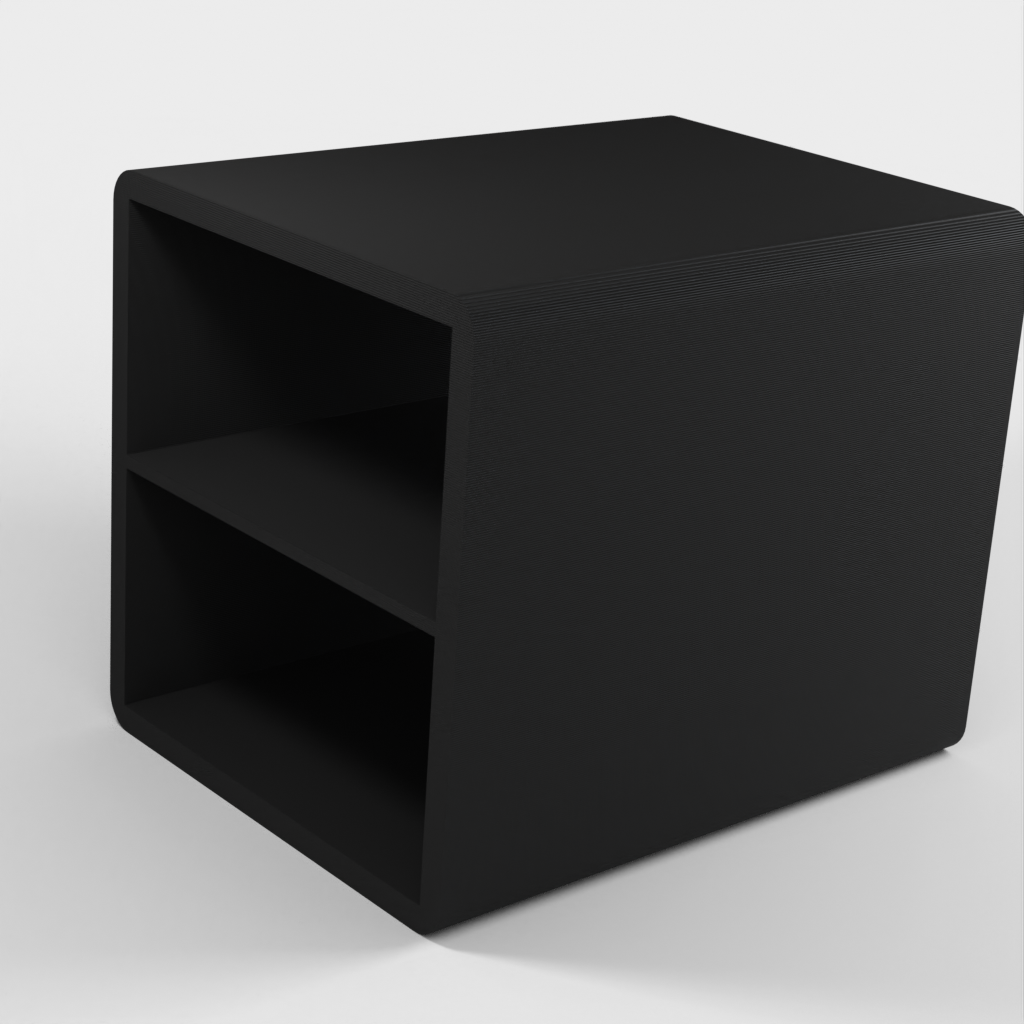 Scalable desktop organizer box for storing small items