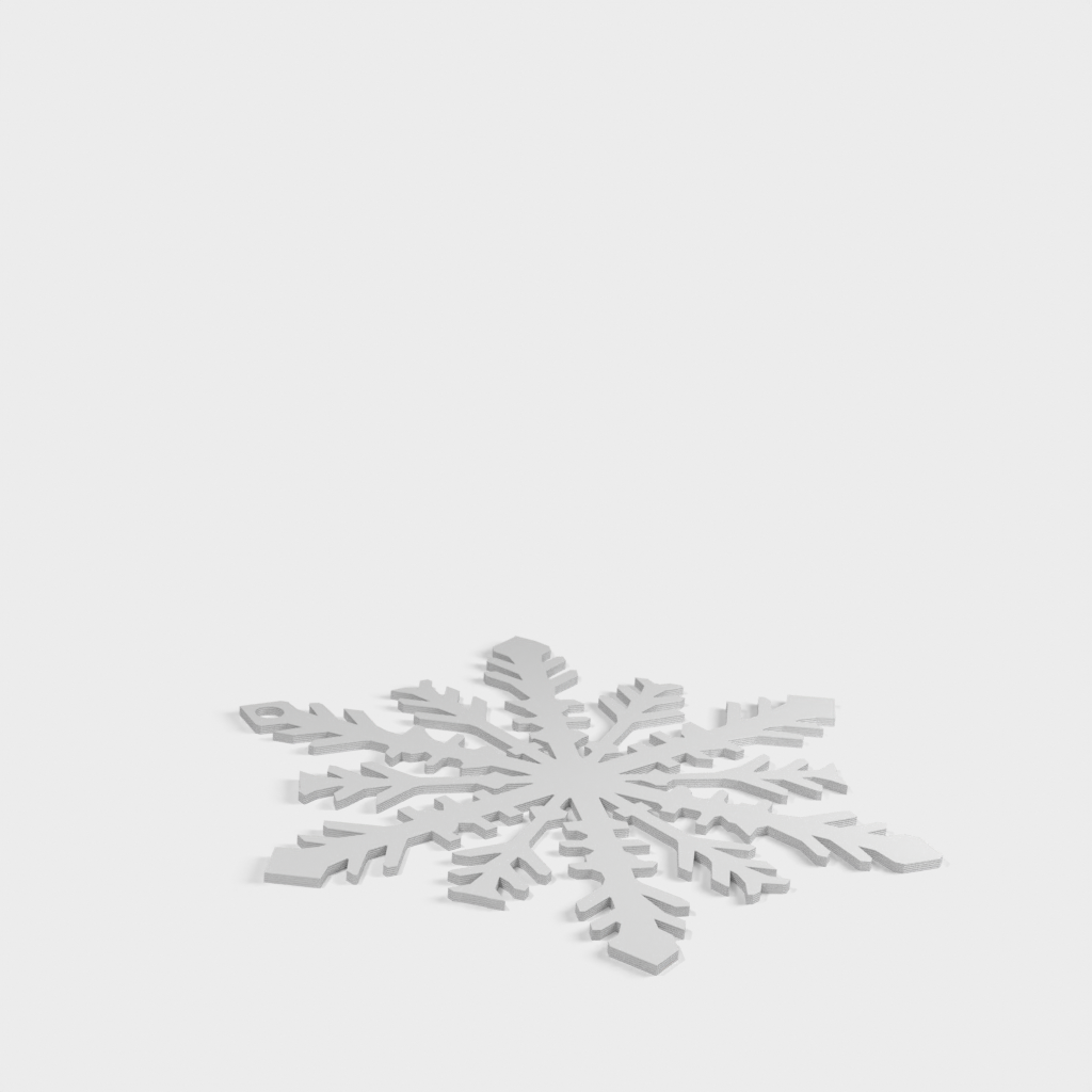 Christmas Snowflake Tree Ornament