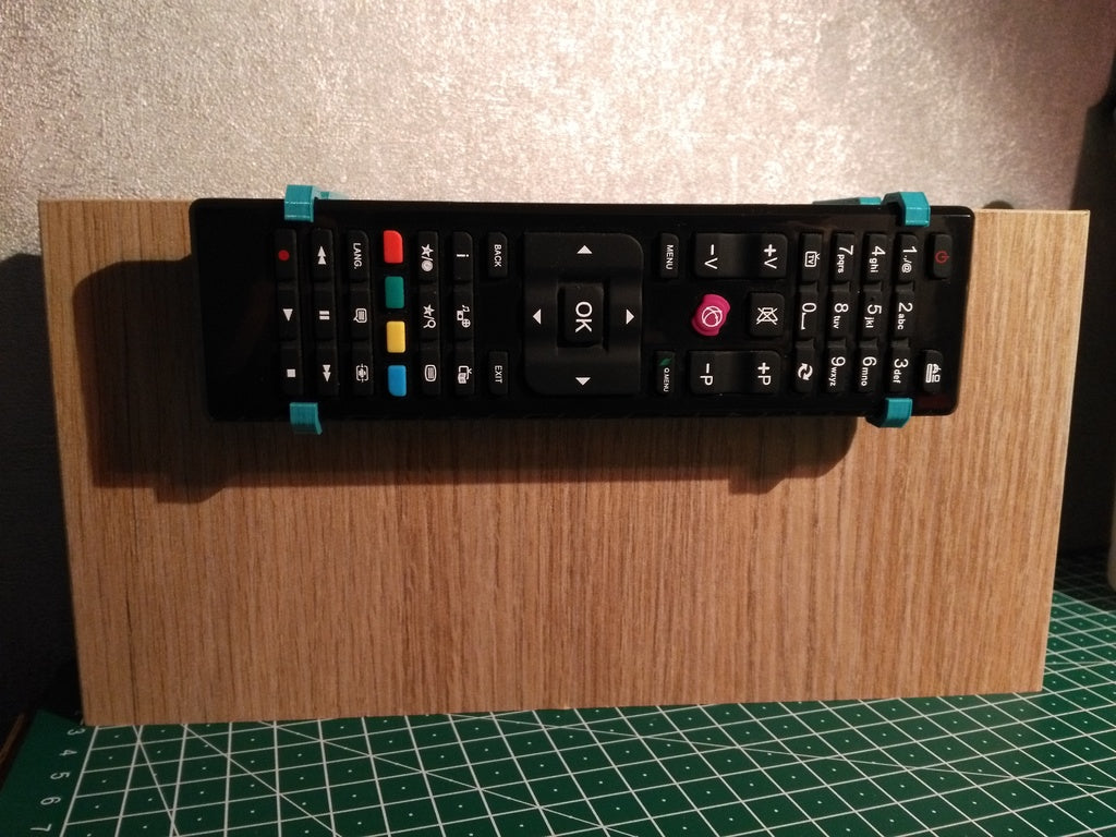 Bedside-mounted Remote Control Holder for TV