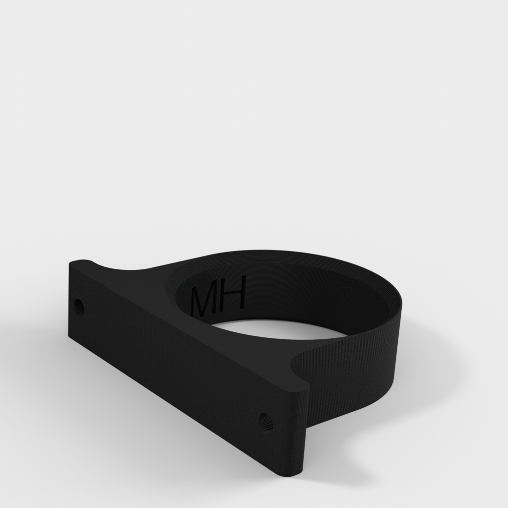 Wall-mounted bracket for Milwaukee rotary tool m12 2460-20 with 2'ID hole