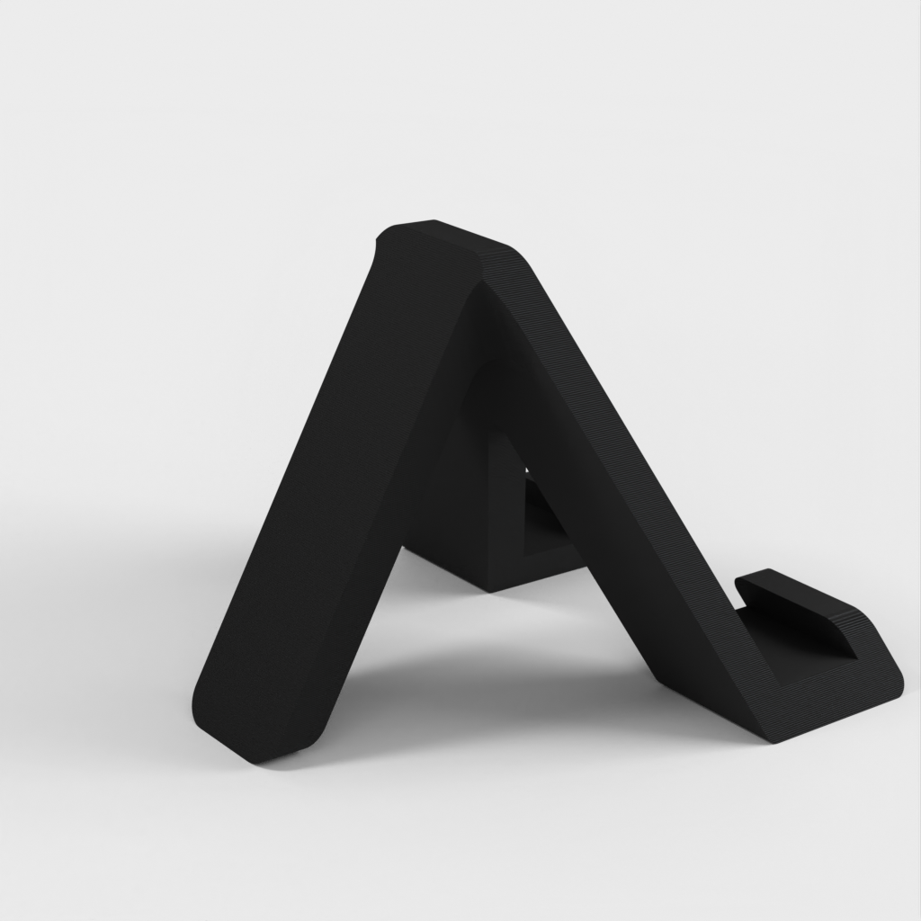 Simple phone and tablet stand