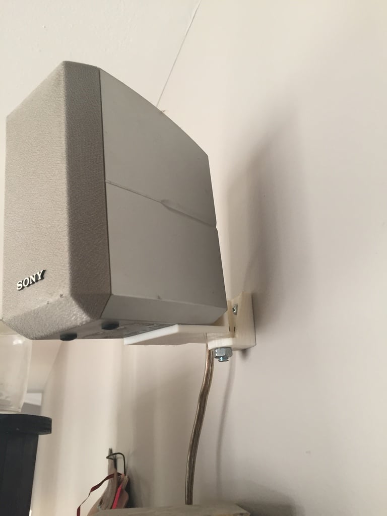 Wall and corner bracket for Sony home cinema speakers