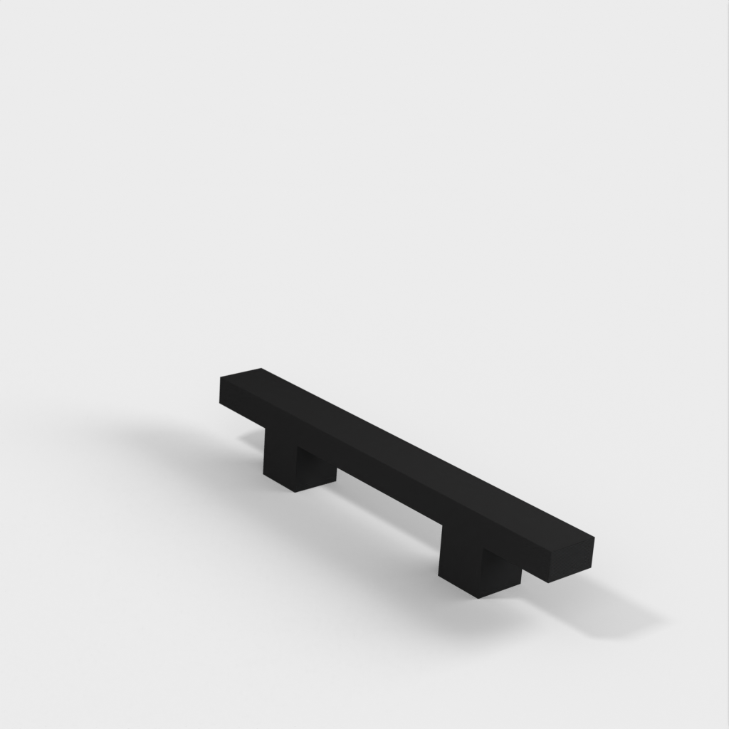 Simple furniture door handles for 100mm mounts