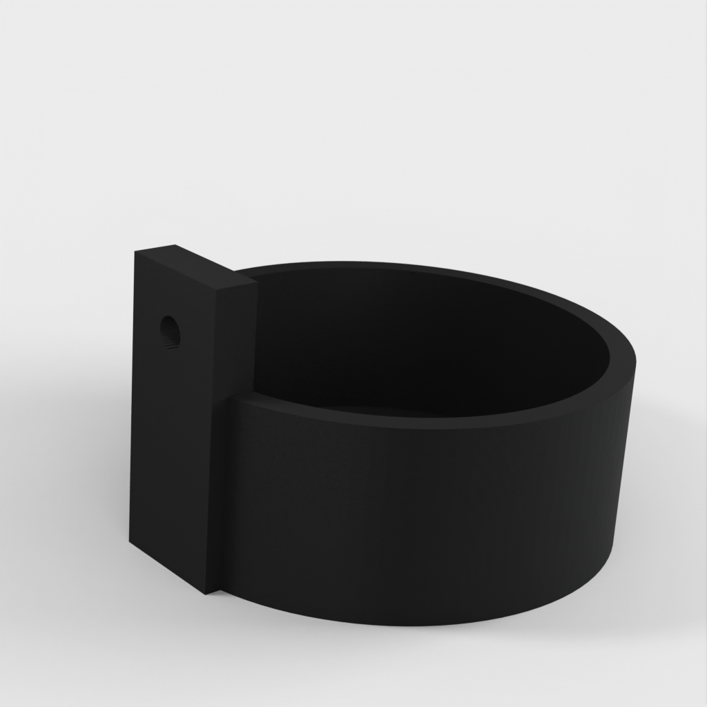 Minimalist vertical fishing rod holder