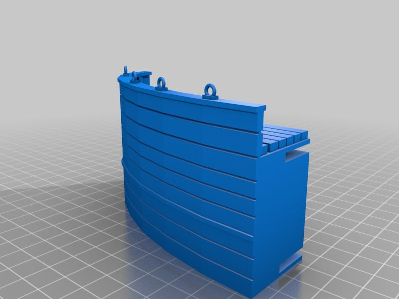 28mm miniature Boat Tile PART 2: Raised Decks