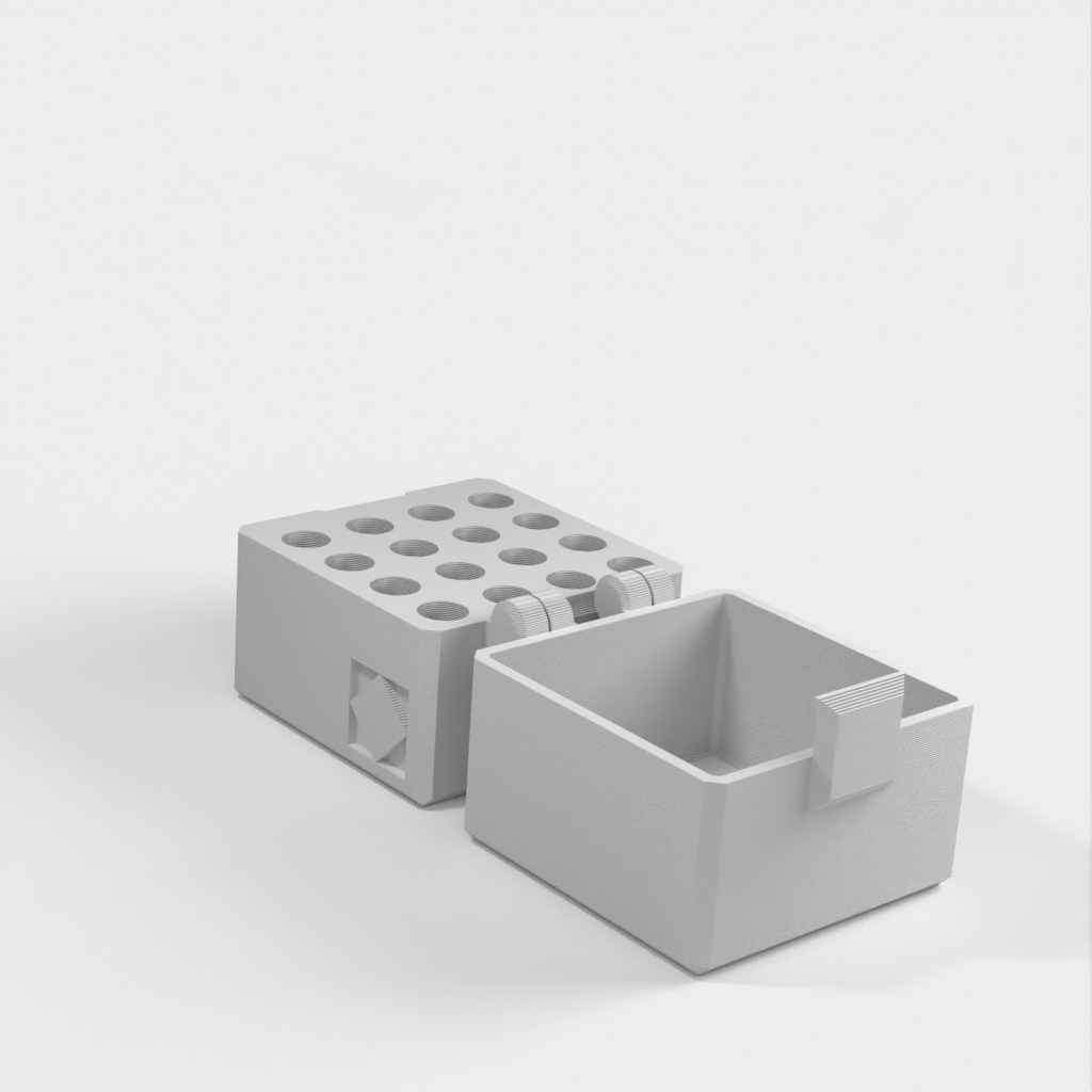 Print-in-Place Screwdriver Bits Box Organizer