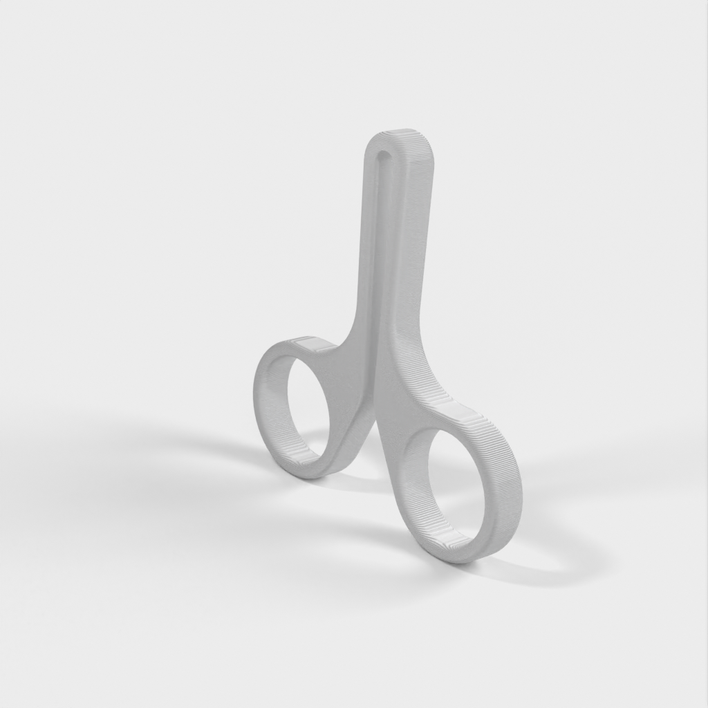 Two-loop bag clip