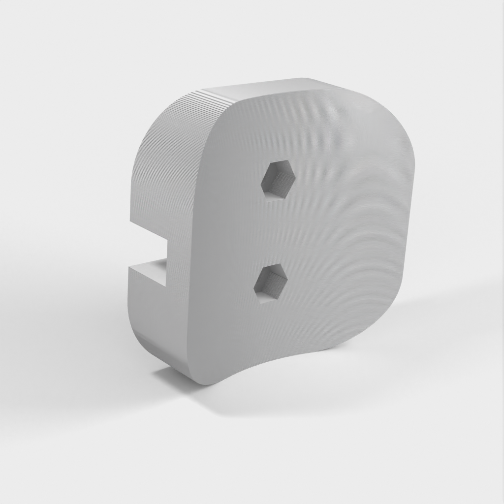 Eufy mounting bracket for 80mm drain pipe