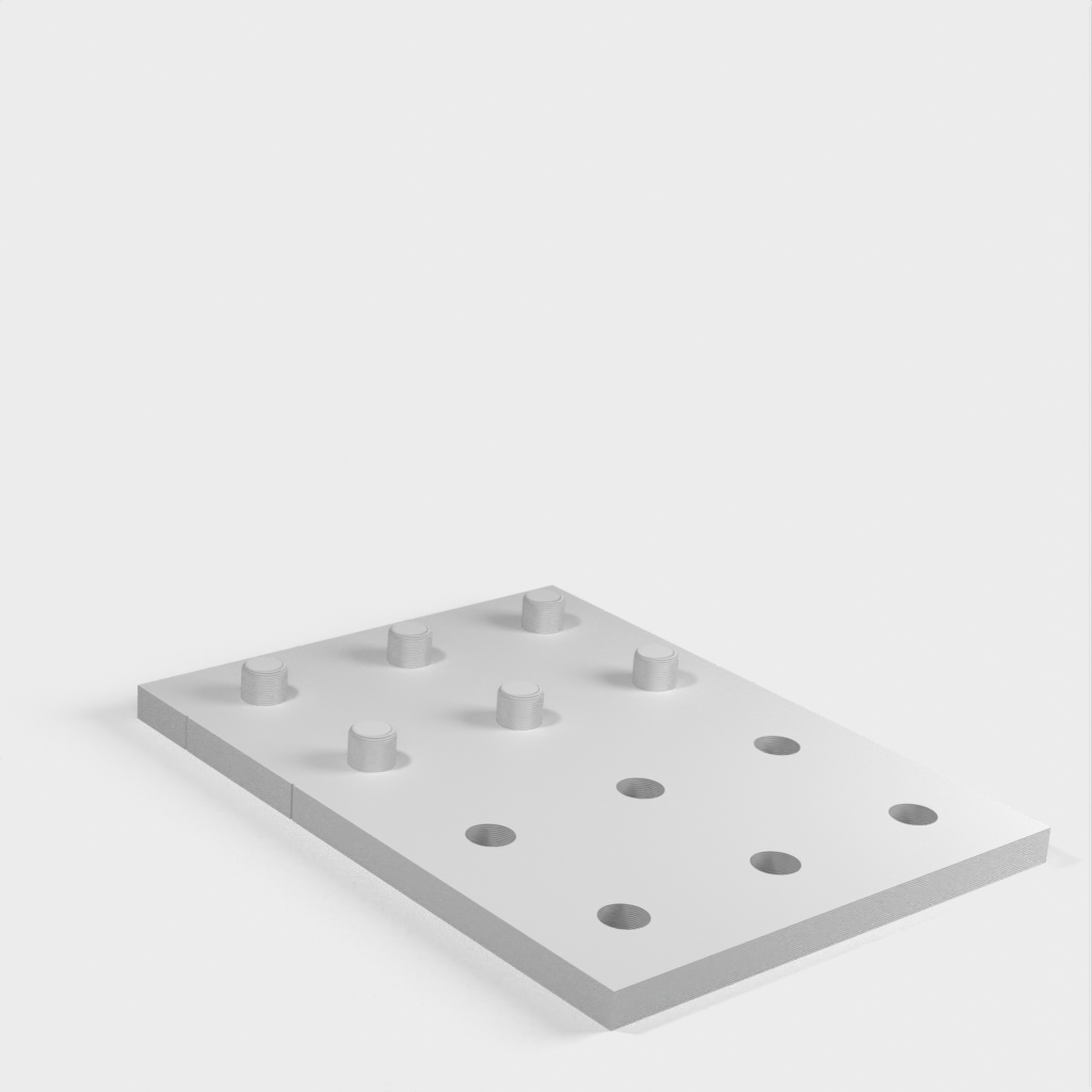 New drill template for pegboard