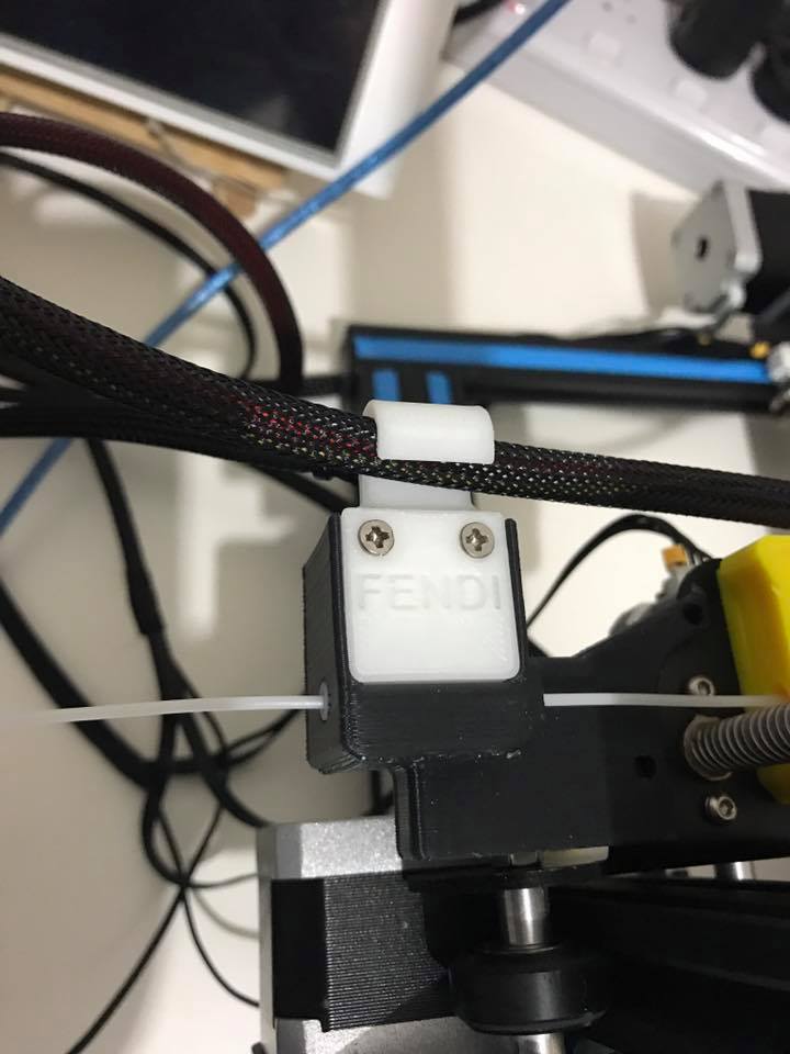 Replacement lid for CR-10S Filament Sensor with Integrated Cable Holder