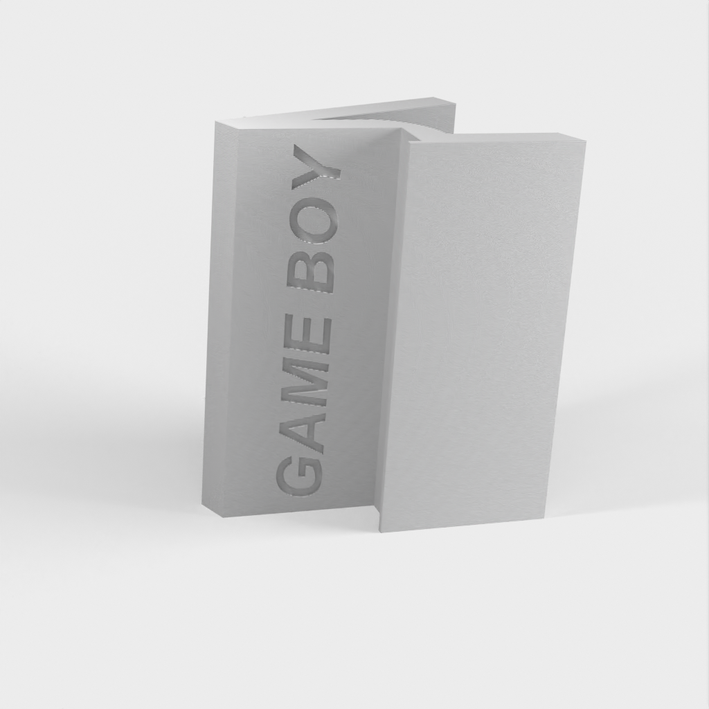 Game Boy game cartridge display stand