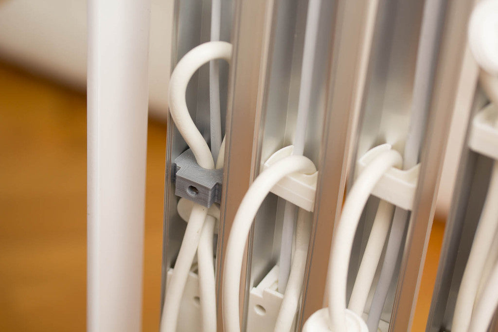 LED Fluorescent Tube Clip for Cable Management