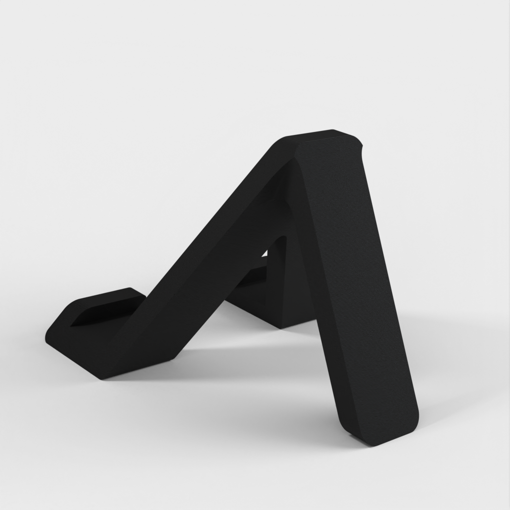 Simple phone and tablet stand