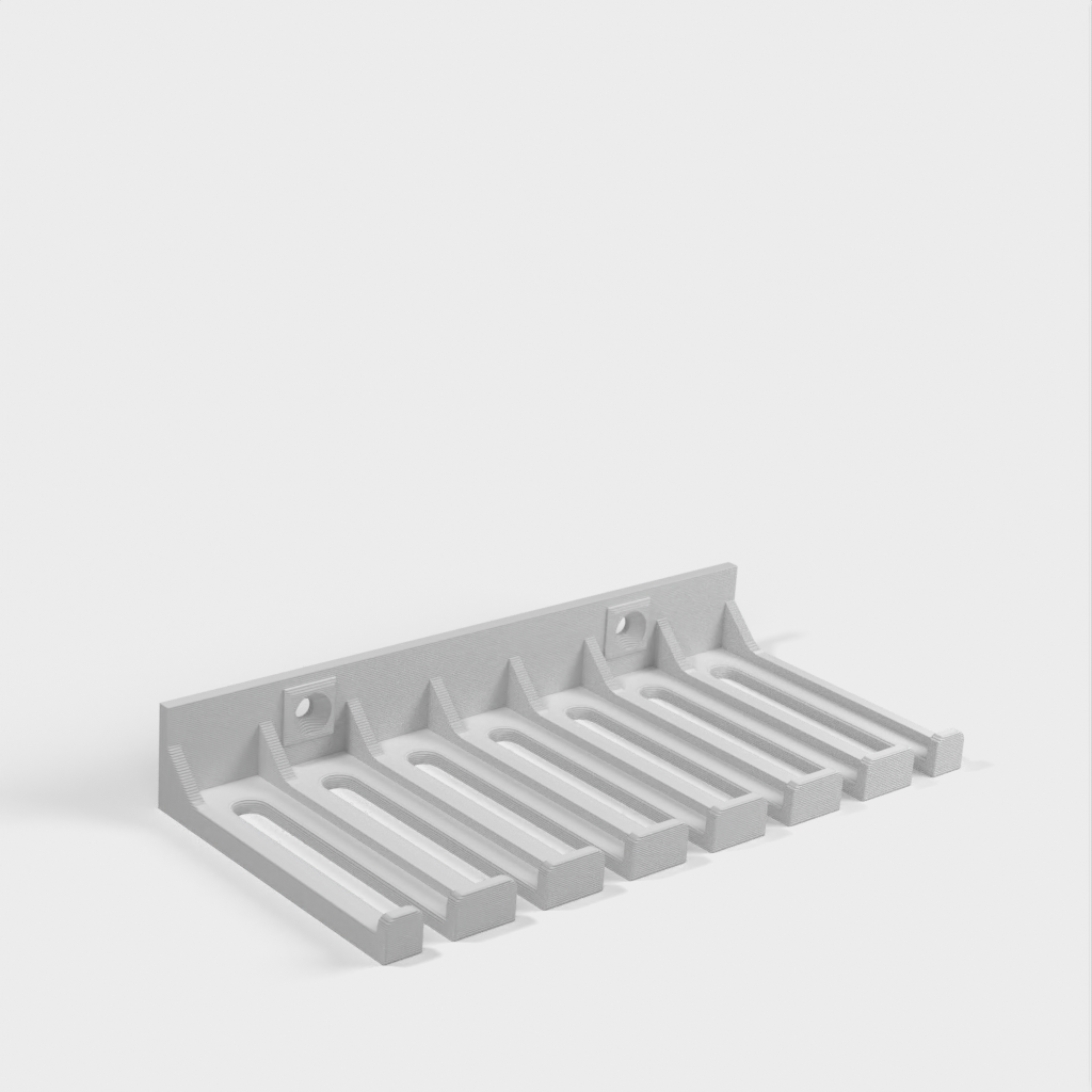 6mm Cable holder with screw holes for laboratory