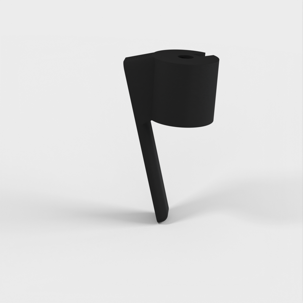 Minimalistic 80mm fan stand with 15 degree inclination