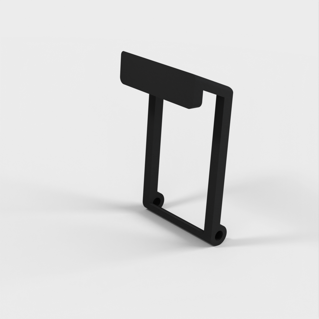 Folding stand for tablets and smartphones in two pieces