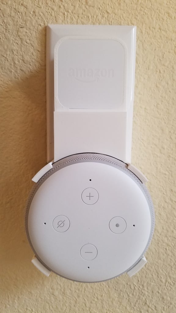 Amazon Echo Dot (3rd Generation) wall-mounted plug holder