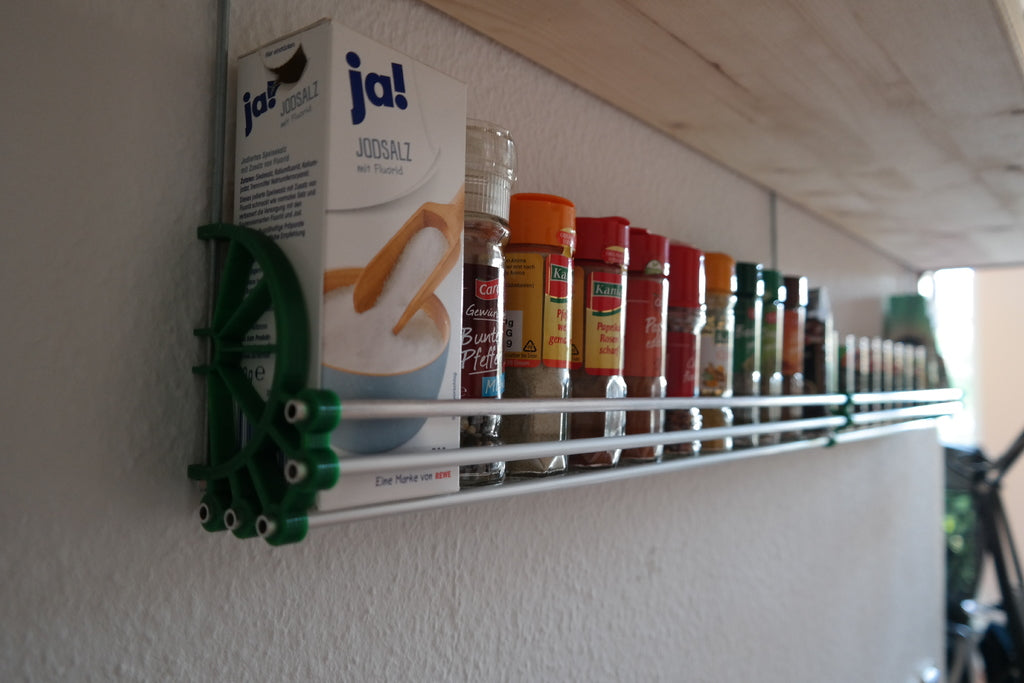 Flexible Spice Rack for the Kitchen