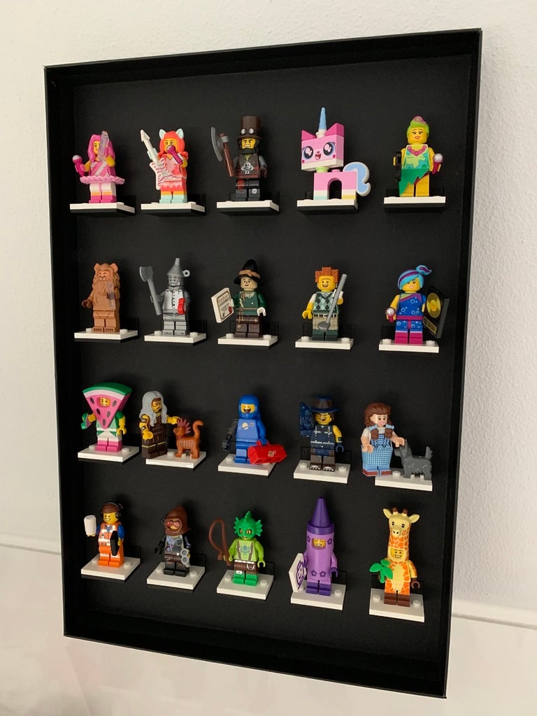 Wall Mount Display Stand for LEGO Minifigures