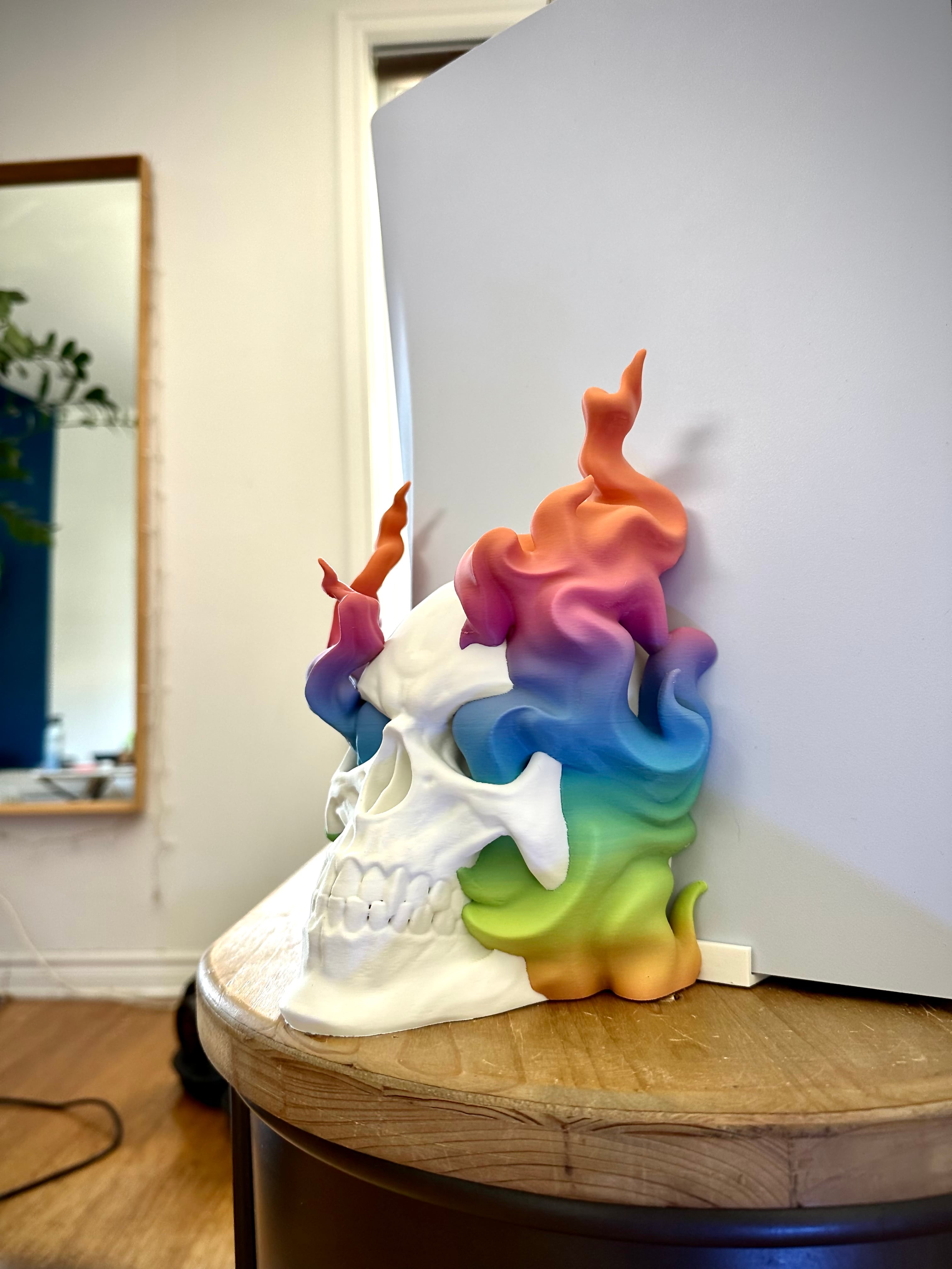 Unique Skull Stand for PlayStation 5 Disc Edition