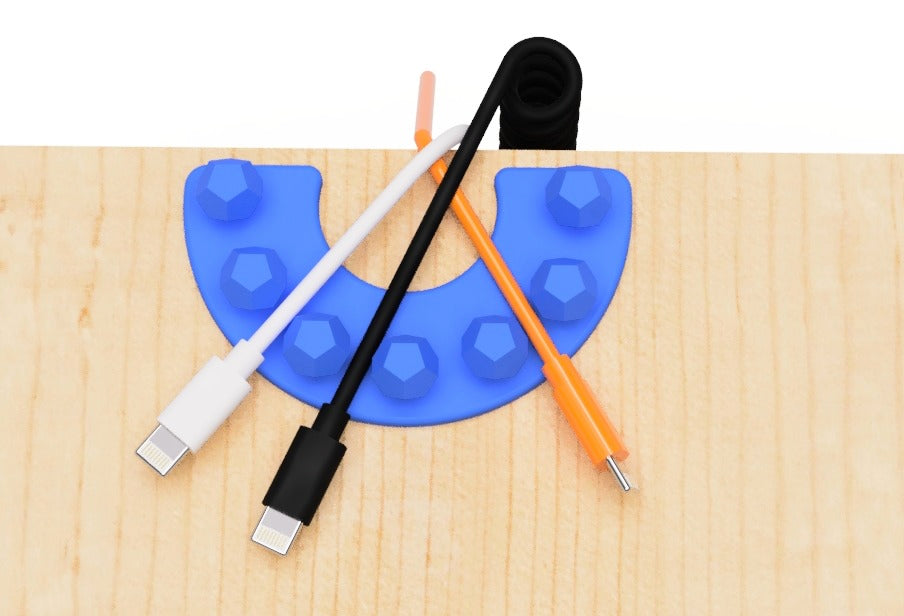 USB cable holder (Regular dodecahedron)