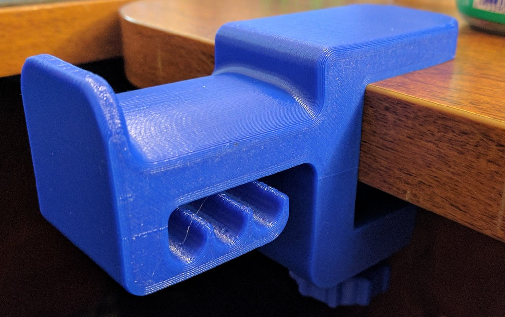Desk Mounted Headphone Holder - Robust and Space Saving