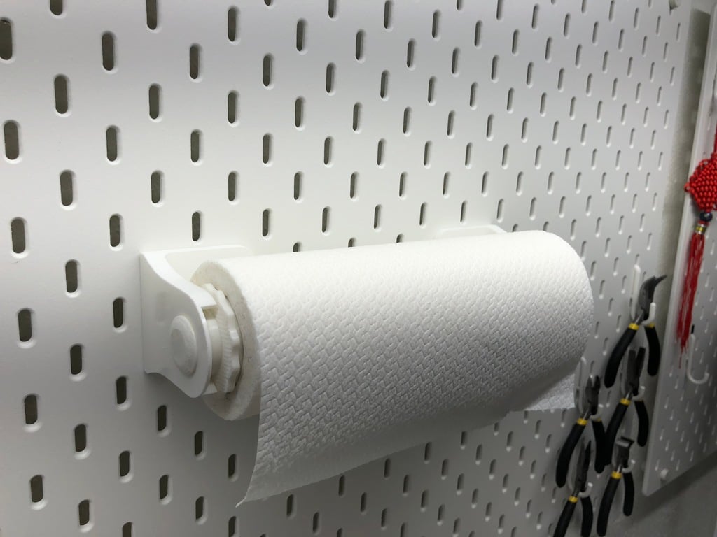 GRAB and GO Paper towel holder for Wall and IKEA Skådis